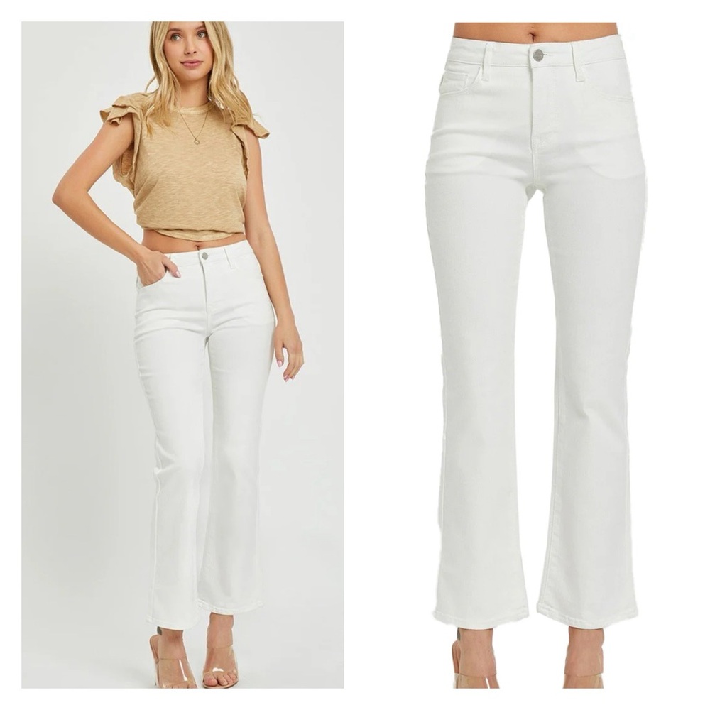 RISEN JEANS - MID RISE ANKLE BOOT CUT JEANS - RDP5331